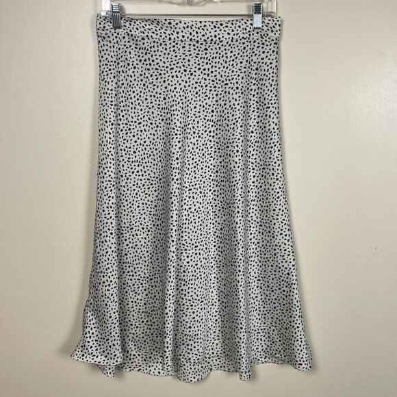 Hatch Maternity The Lucie Skirt White Cheetah Size 0 Career Business - Picture 1 of 8